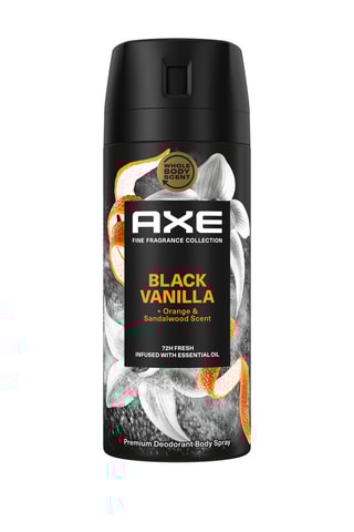 4 x Déodorant Collection Parfum Black Vanilla Axe - 150 ml