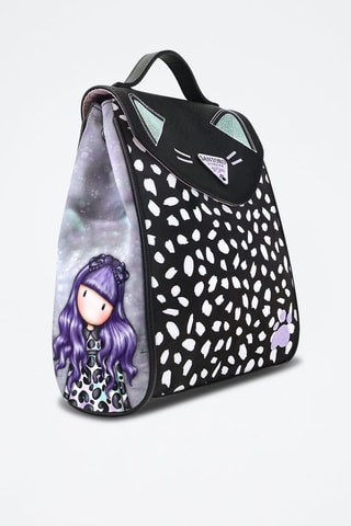 Mochila Santoro’s Smitten Kitten Preto e malva