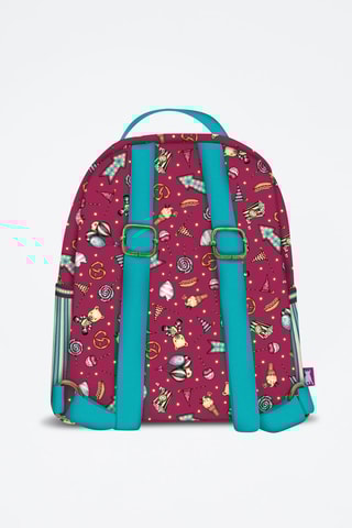Mochila Santoro’s Fireworks Bordô e turquesa