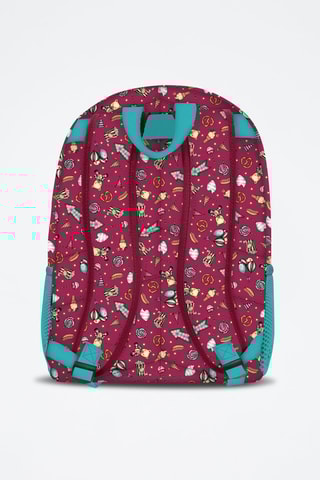 Mochila Santoro’s Fireworks Bordô e turquesa