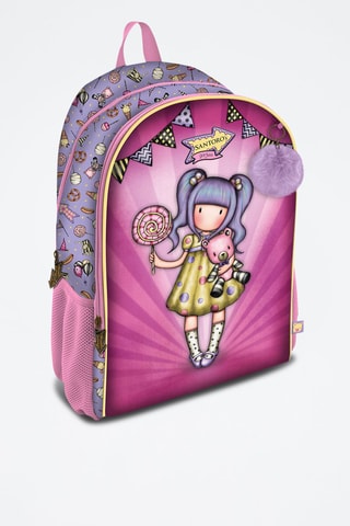 Mochila Santoro’s First Prize Malva e rosa
