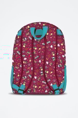 Mochila Santoro’s Carousel Bordô e turquesa