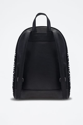 Mochila com orelhas Smitten Kitten - Preto e branco