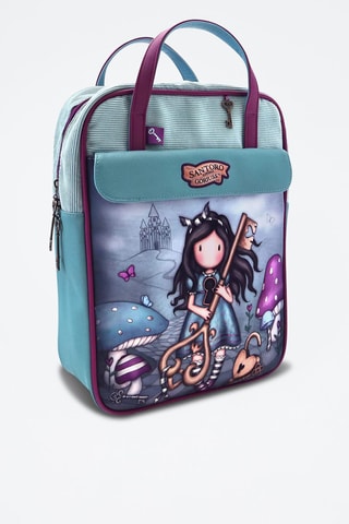 Mochila Santoro’s Curiosity Azul-celeste e violeta