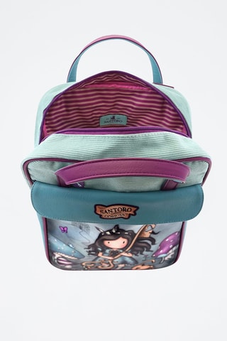 Mochila Santoro’s Curiosity Azul-celeste e violeta