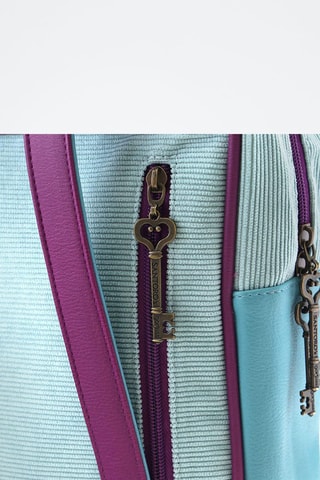 Mochila Santoro’s Curiosity Azul-celeste e violeta