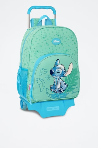 Sac à dos à roulettes Stitch Lilo et Stitch Disney - Vert d’eau