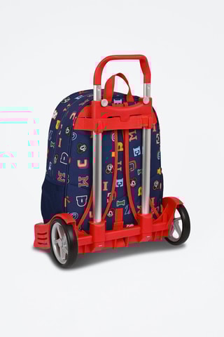 Sac à dos à roulettes Mickey Disney - Bleu marine