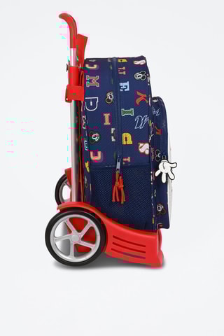 Sac à dos à roulettes Mickey Disney - Bleu marine