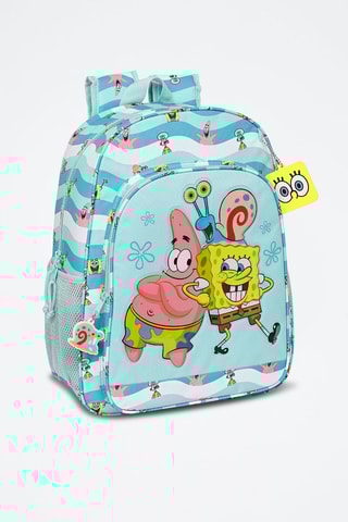 Mochila Bob Esponja Azul-celeste