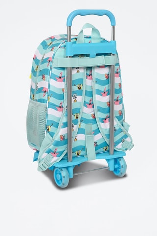 Mochila com rodinhas Bob Esponja Azul-celeste