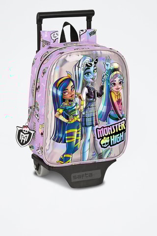 Sac à dos à roulettes Monster High Lilas