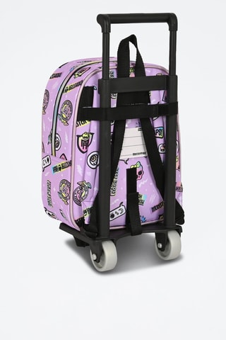Sac à dos à roulettes Monster High Lilas