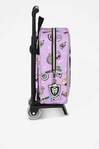 Sac à dos à roulettes Monster High Lilas