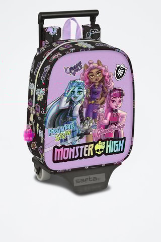 Sac à dos à roulettes Monster High Noir