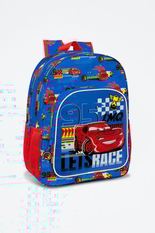 Sac à dos Flash McQueen Cars Disney Pixar - Bleu et rouge