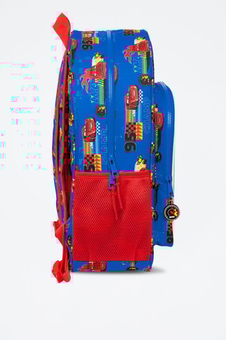 Sac à dos Flash McQueen Cars Disney Pixar - Bleu et rouge