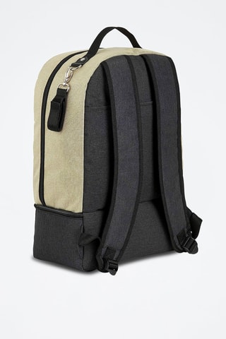 Mochila Bege e antracite