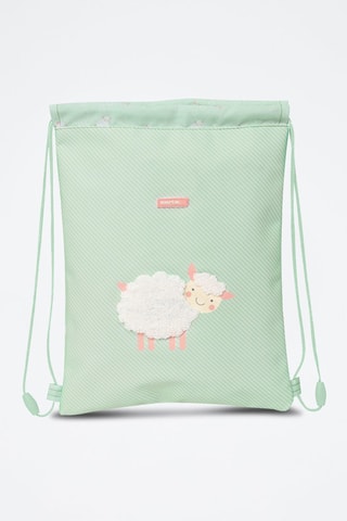 Mochila Verde e branco