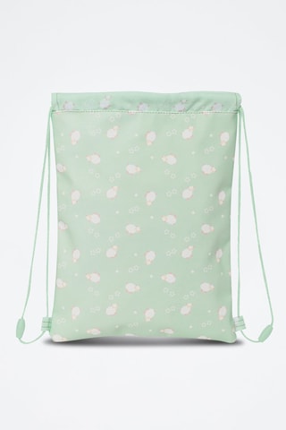 Mochila Verde e branco