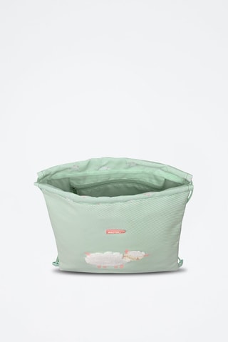 Mochila Verde e branco