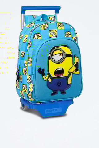 Mochila com rodas Os Mínimos Turquesa