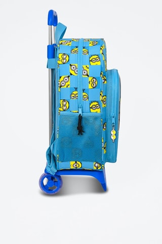 Mochila com rodas Os Mínimos Azul