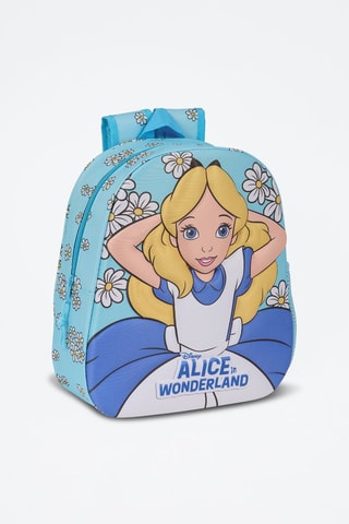 Sac à dos Alice Alice au pays des merveilles Disney - Bleu ciel et blanc