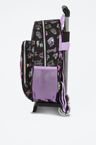 Mochila com rodinhas Monster High Preto