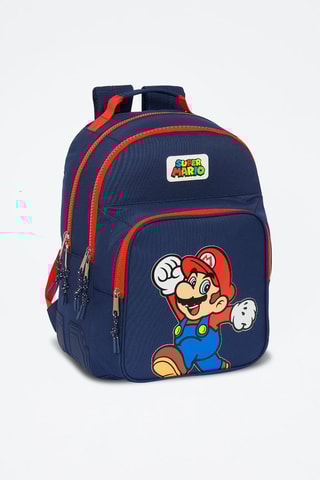 Mochila Mario Mario - Azul-marinho