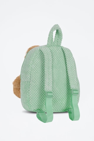 Mochila Urso - Verde e castanho