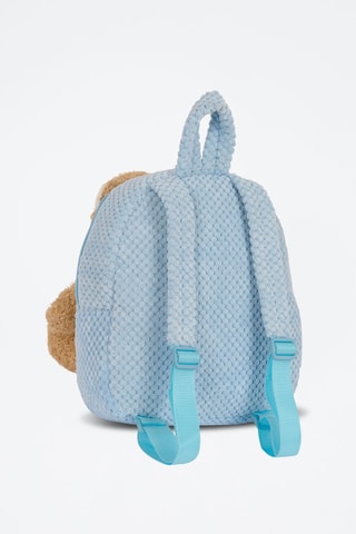 Mochila Urso - Azul e castanho