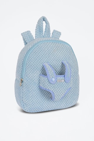 Mochila Urso - Azul e castanho