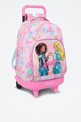 Mochila com rodinhas Barbie Mattel - Rosa