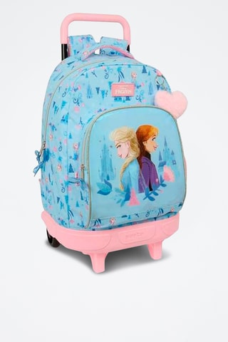 Sac à dos à roulettes Elsa et Anna La Reine des Neiges Disney - Ciel