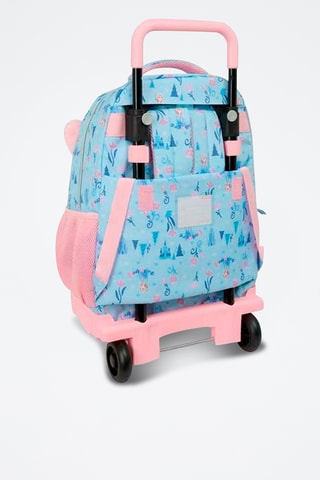 Sac à dos à roulettes Elsa et Anna La Reine des Neiges Disney - Ciel