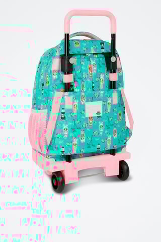 Sac à dos à roulettes Bunny Nanana Surprise - Turquoise