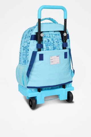 Mochila com rodinhas Snoopy e Os Peanuts - Azul-celeste
