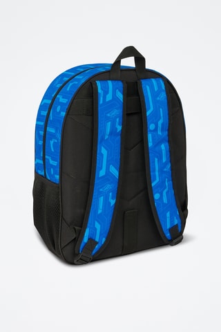 Mochila Hot Wheels Unleashed - Azul-real e preto