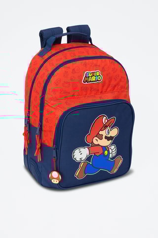 Mochila Super Mario - Azul-escuro e vermelho