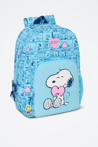 Mochila Snoopy e Os Peanuts - Azul-celeste