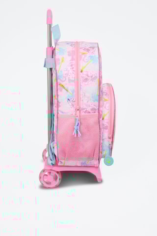 Mochila com rodinhas Barbie - Rosa