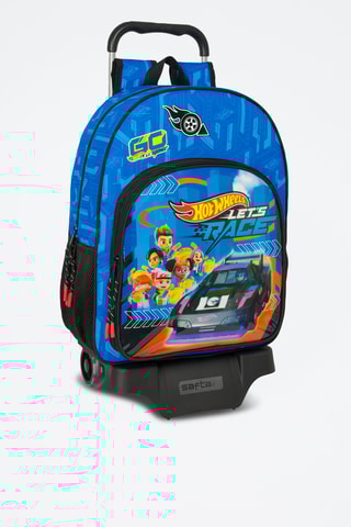 Mochila com rodinhas Hot Wheels Unleashed - Azul-real