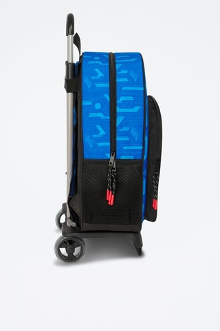 Mochila com rodinhas Hot Wheels Unleashed - Azul-real