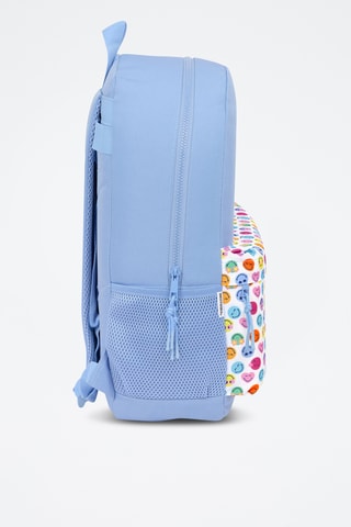 Mochila Smiley - Azul-celeste