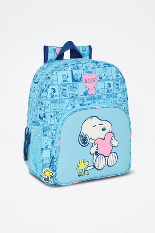 Mochila Snoopy e Os Peanuts - Azul-celeste