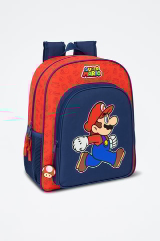Mochila Super Mario - Azul-escuro e vermelho