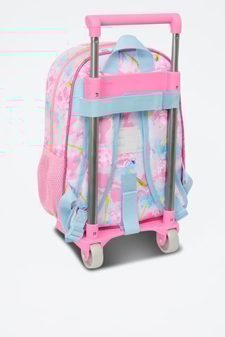 Mochila com rodinhas Barbie - Rosa