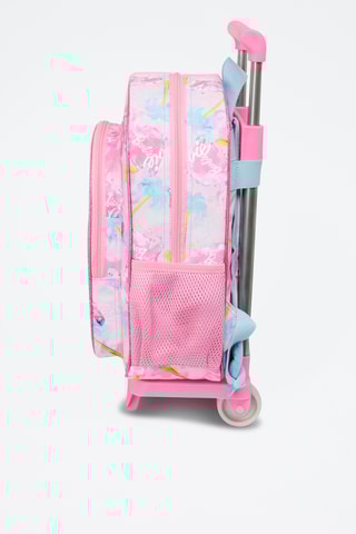 Mochila com rodinhas Barbie - Rosa