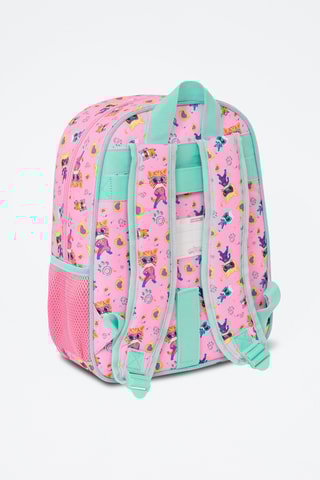 Mochila SuperKittens - Rosa e turquesa